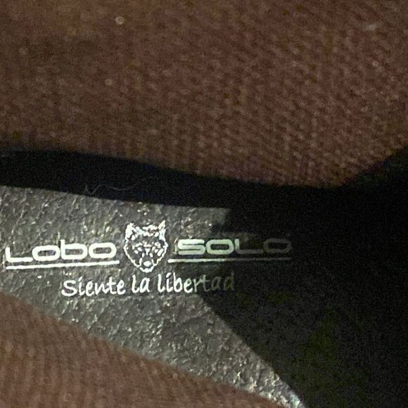 Lobo Solo Brown Leather Boots Zipper Buckle Detail 8.5 Ladies - Picture 10 of 11